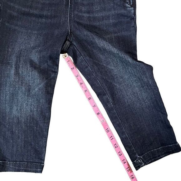 Pilcro and the Letterpress Womens Legging High Rise Denim Cropped Blue Size 28 - Picture 7 of 10